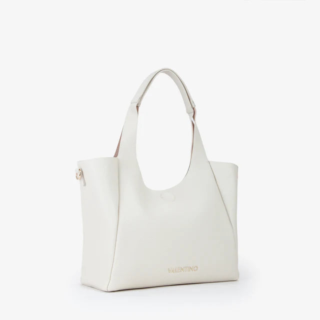 Borsa a spalla donna Mario Valentino elegante e capiente per uso quotidiano ECRU TU | Giò Fashion