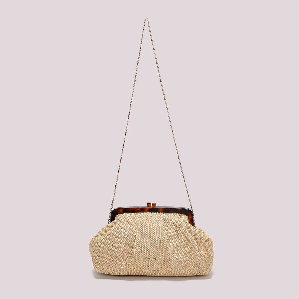Borsa a Mano Mimi Mua Rafia Naturale TU | Giò Fashion
