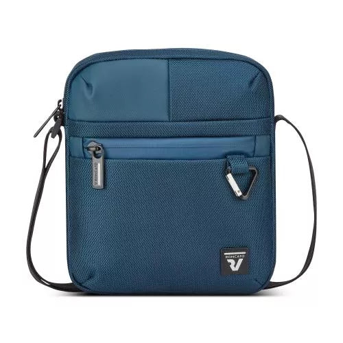 Tracolla piccola Roncato a comparto singolo compatta e funzionale BLU TU | Giò Fashion
