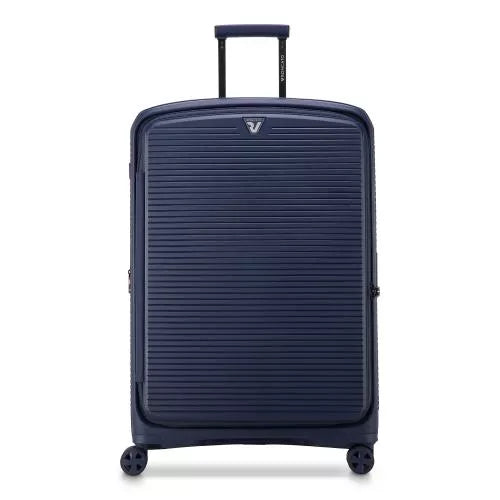 Trolley Grande Roncato Espandibile 4 Ruote Scocca Rigida Capiente BLU TU | Giò Fashion