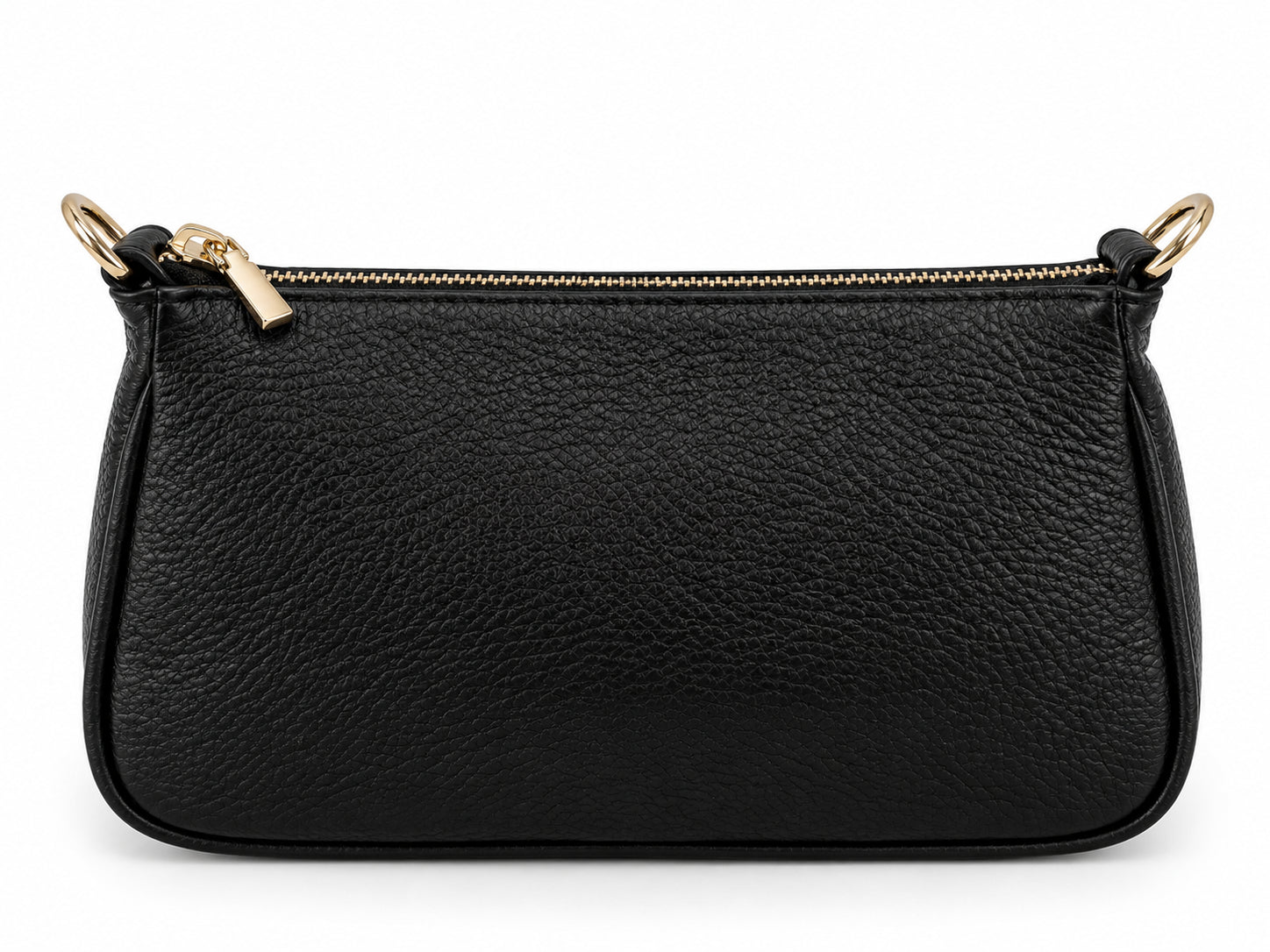Borsa Tracollina Piccola Donna in Vera Pelle Martellata con Tracolla Rimovibile