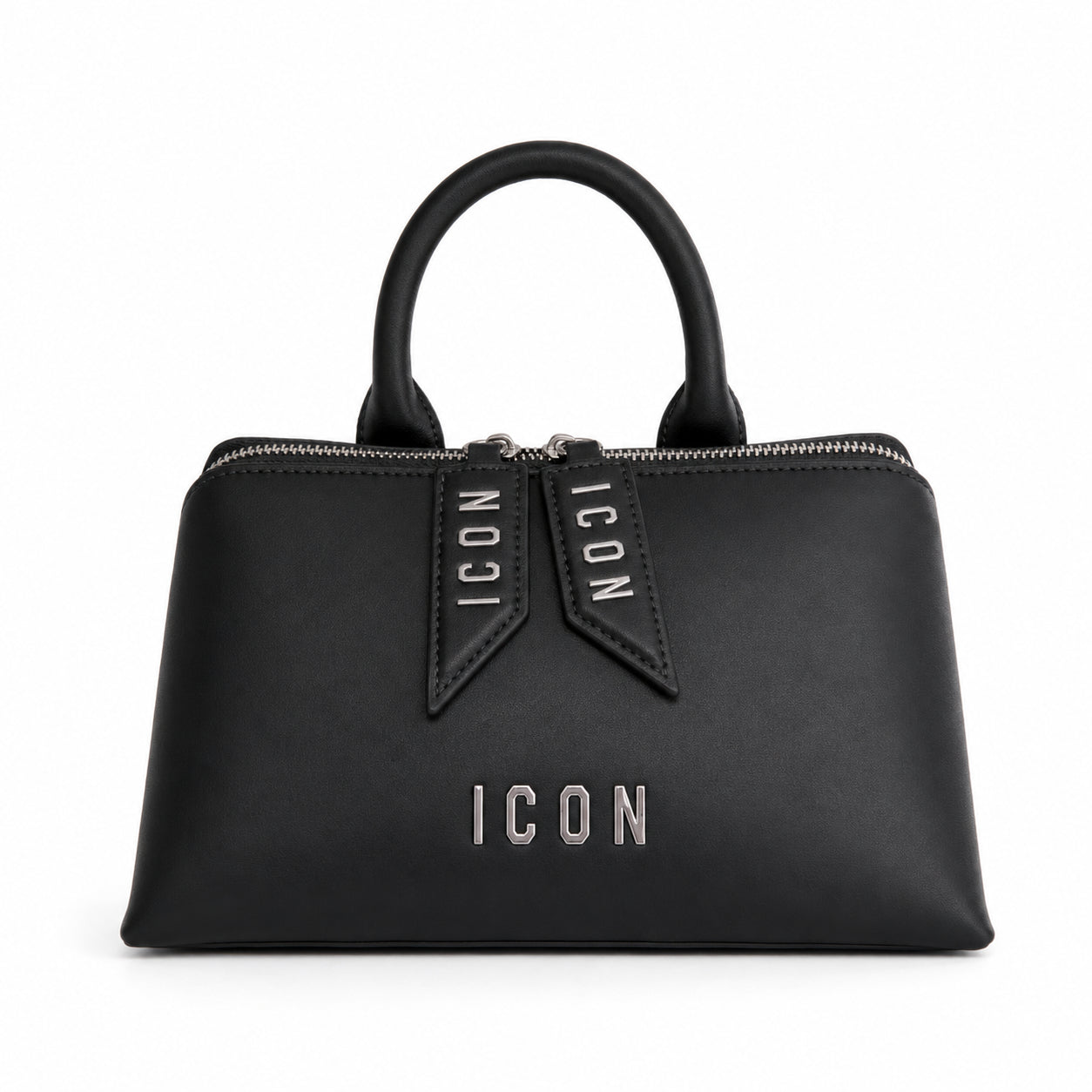 Borsa Icon Donna Media a Mano con Doppia Zip