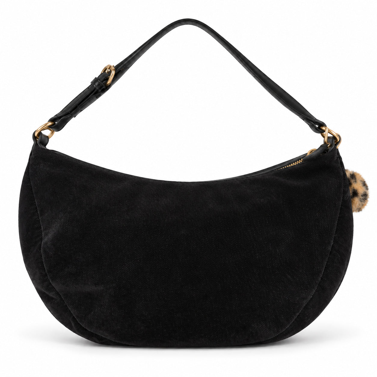 Borsa Hobo Kuvé in Velluto con Charm