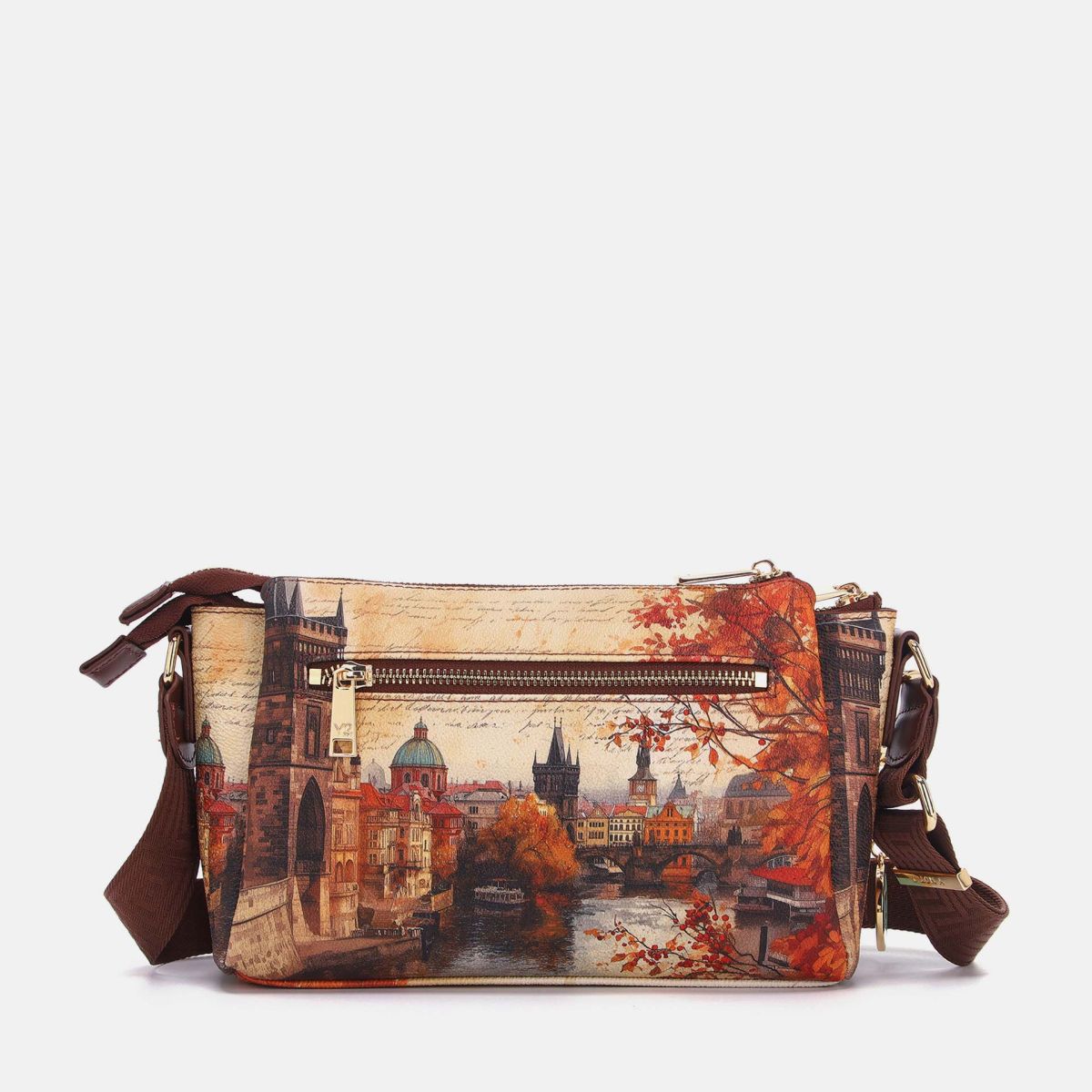 Ynot? Yes Bag Borsa a Spalla Donna con 3 Scomparti
