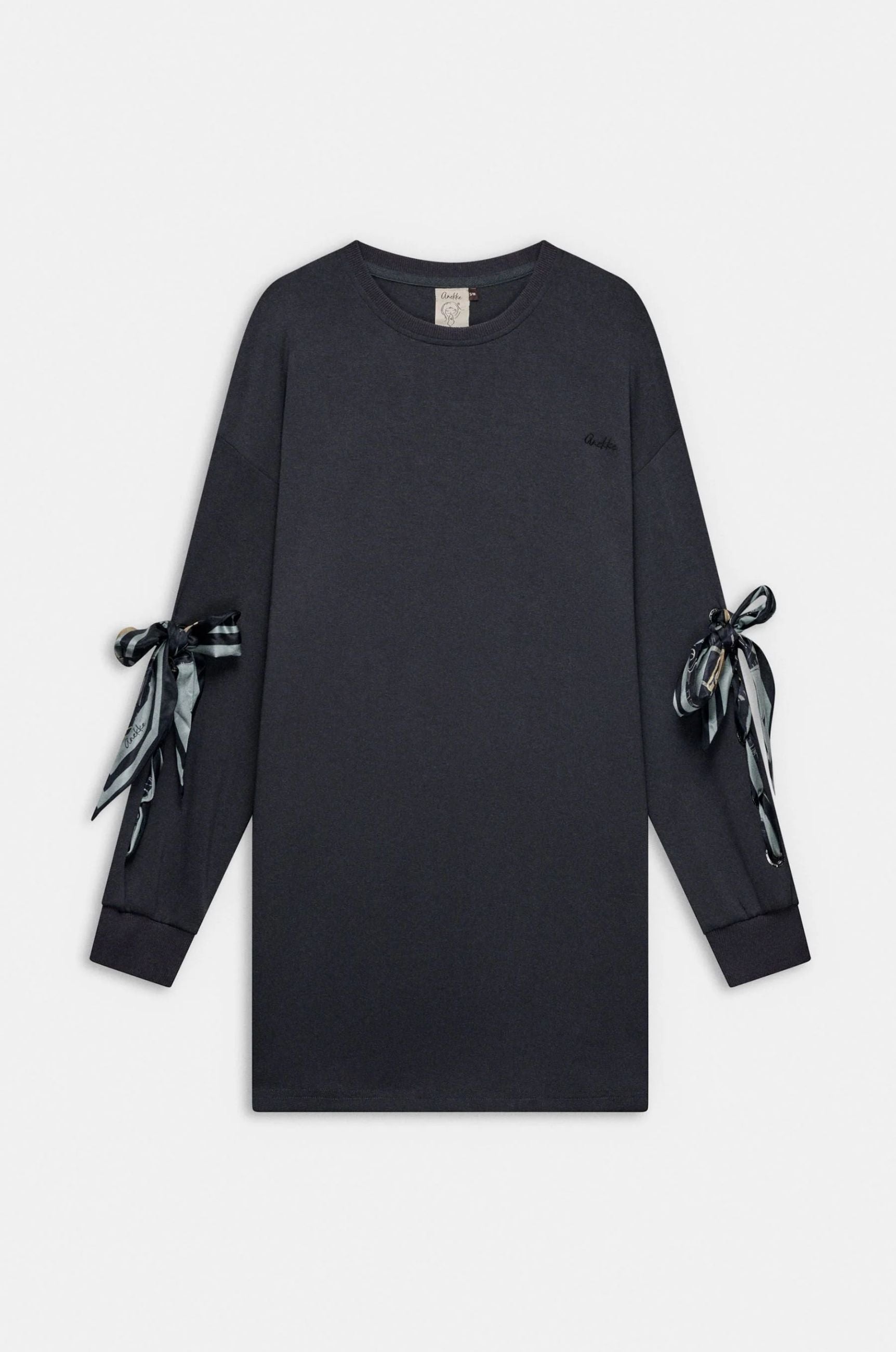 Abito Donna Anekke Oversize con Nastri Decorativi sulle Maniche