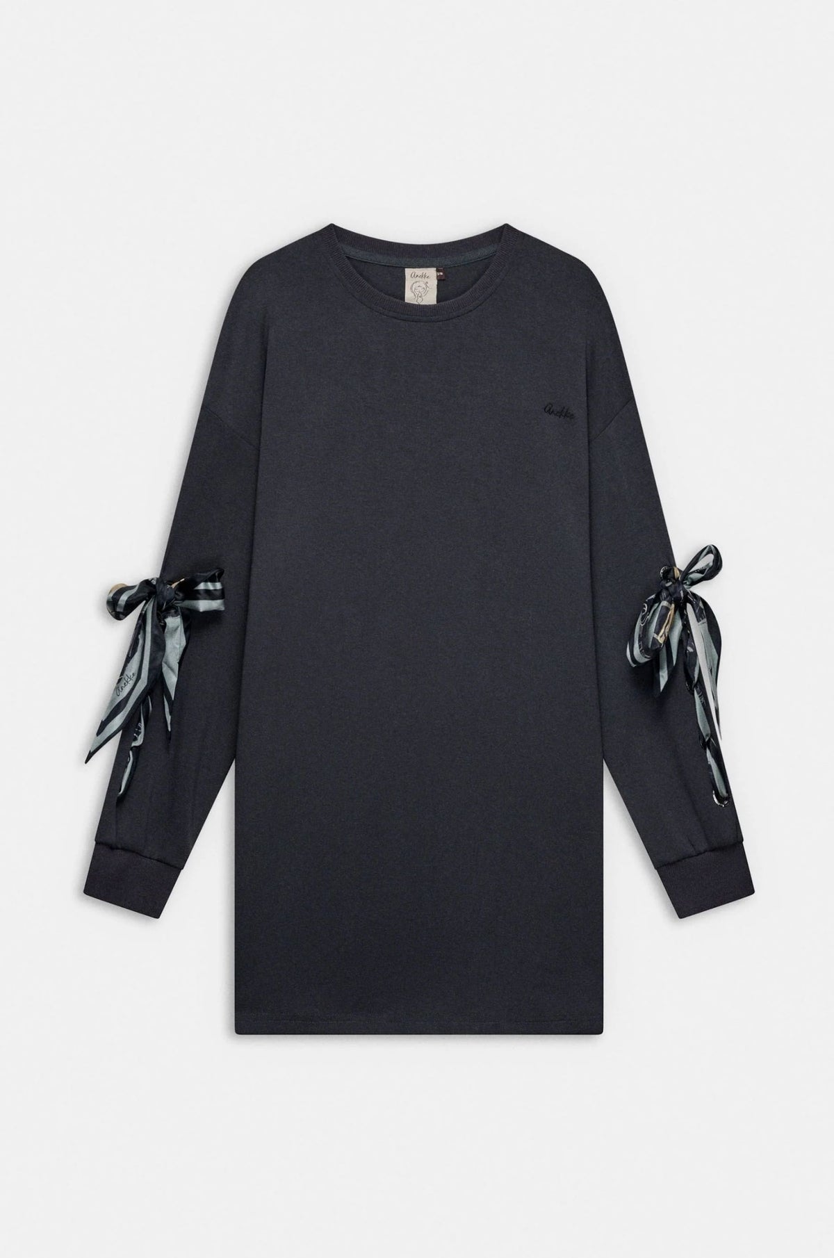 Abito Donna Anekke Oversize con Nastri Decorativi sulle Maniche