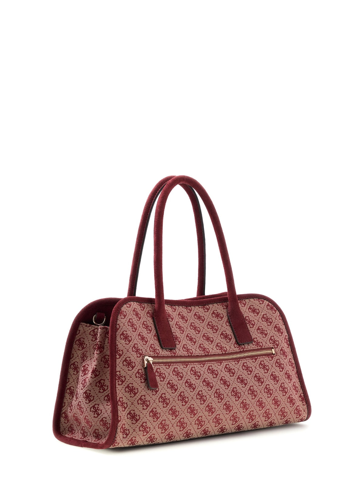 Borsa a Mano Donna Guess con Doppio Manico e Chiusura Zip