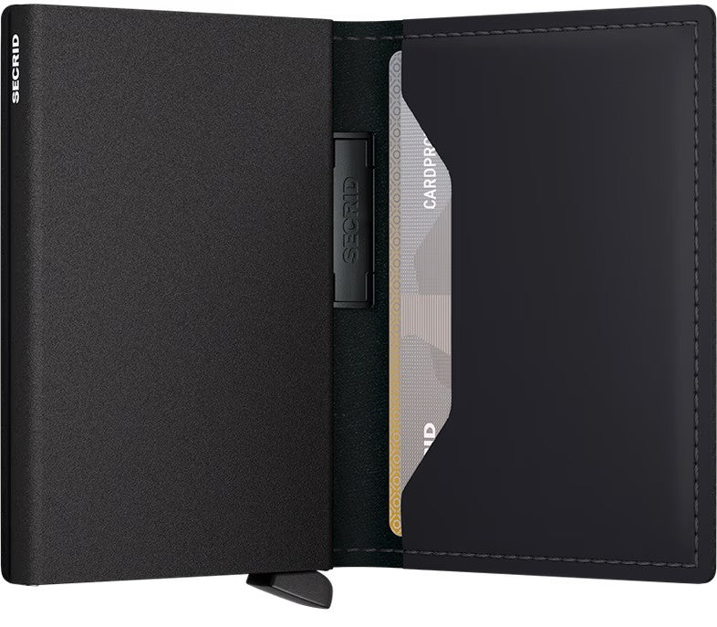 Portafoglio Secrid Miniwallet BMa Black Black compatto con protezione RFID Nero TU | Giò Fashion