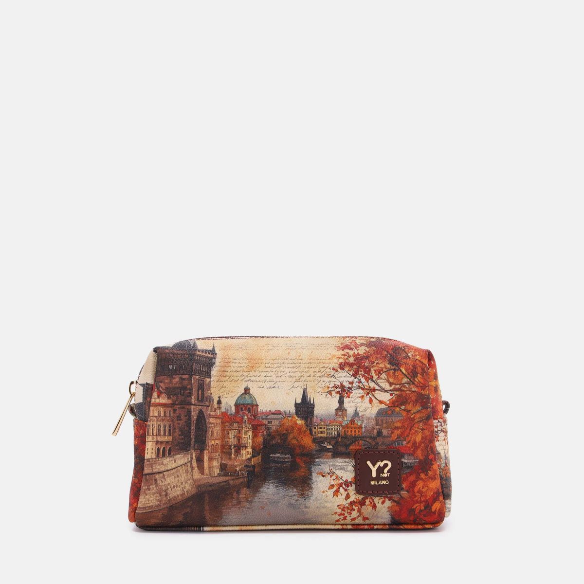 Ynot? Yes Bag Beauty Case Grande Donna in Ecopelle con Zip