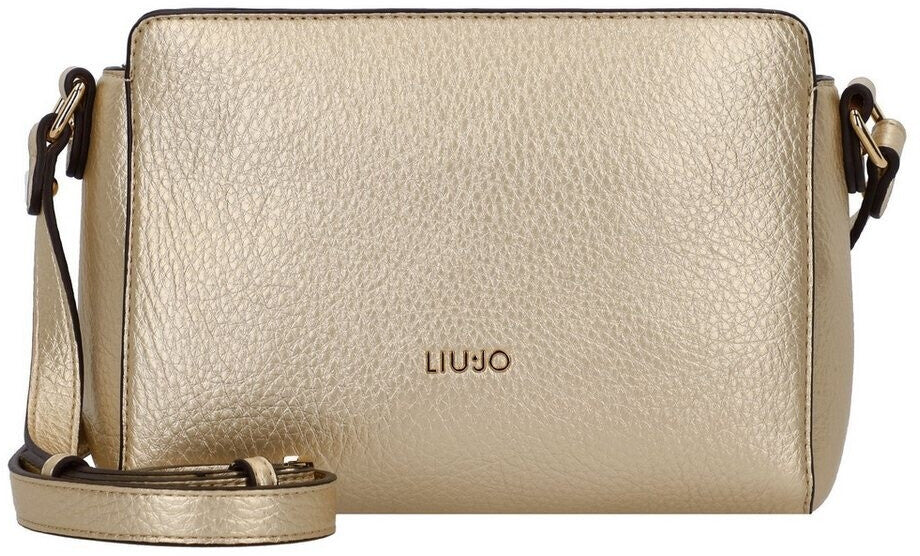 Borsa a mano Liu Jo con logo Milano e tracolla removibile Oro TU | Giò Fashion