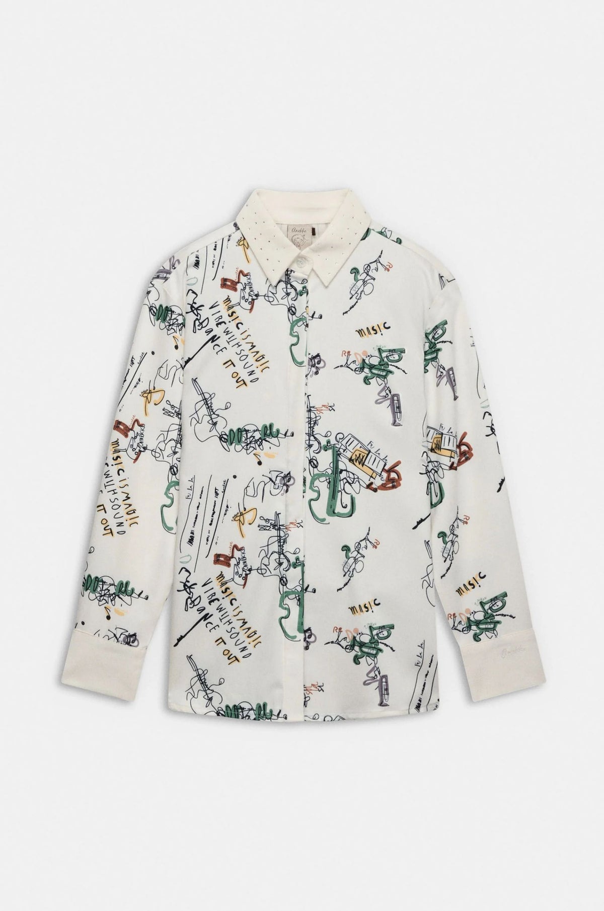 Camicia Donna Anekke con Stampa Artistica e Illustrazioni Decorative