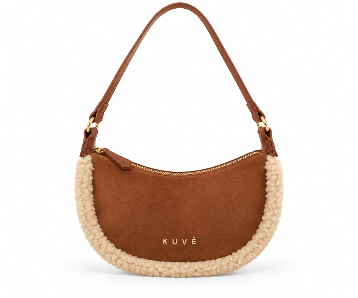 Borsa a Spalla Kuvé Saint Moritz Snow Club con Dettagli Teddy