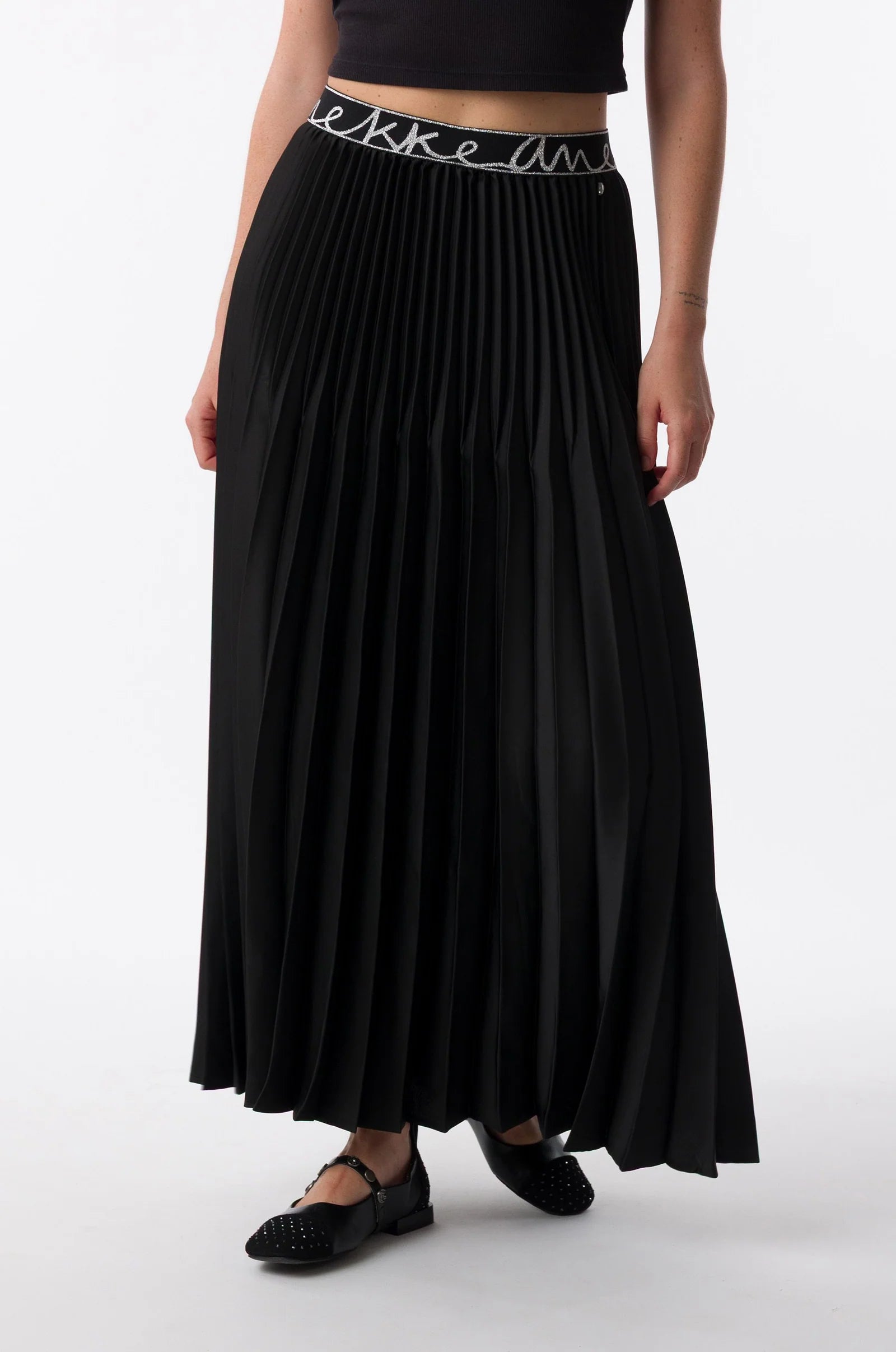 Gonna Midi Plissettata Donna Anekke dal Design Elegante