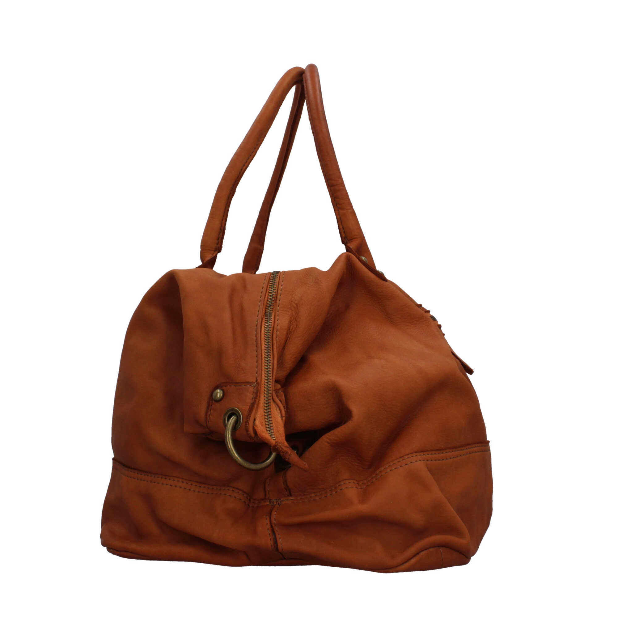 Borsa Made in Italy in pelle morbida con tracolla CUOIO TU | Giò Fashion
