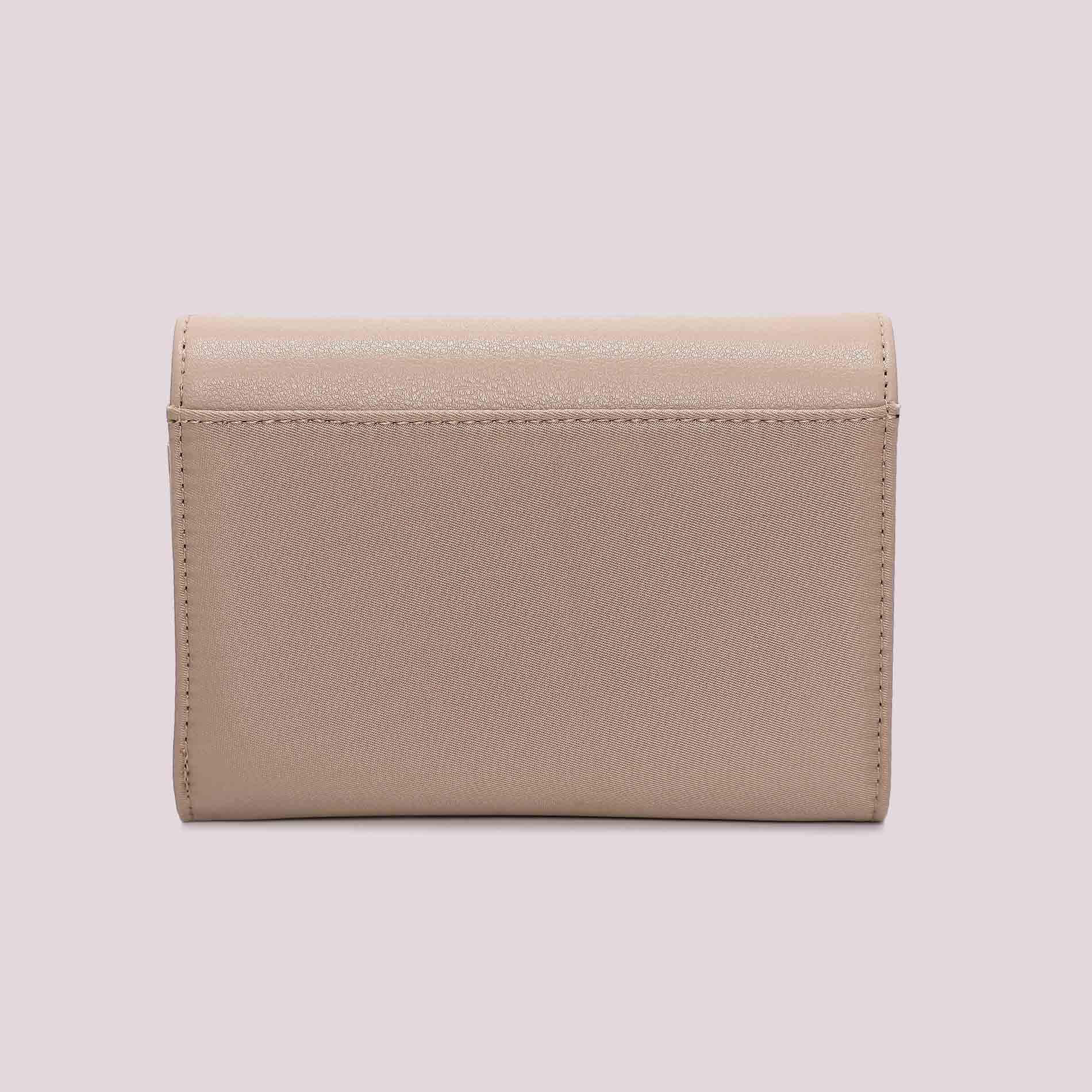 Portafoglio donna Mimi Mua con patta lunga design elegante e funzionale TAUPE TU | Giò Fashion