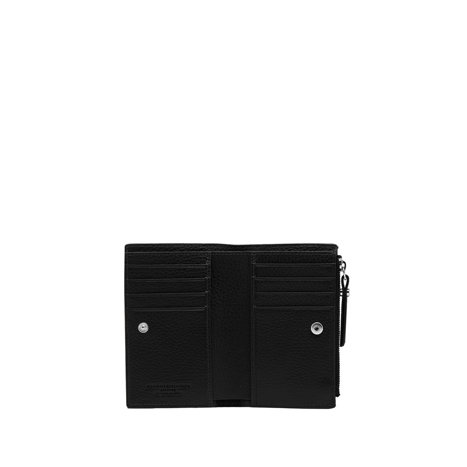 Gianni Chiarini portafoglio in pelle compatto Nero TU | Giò Fashion