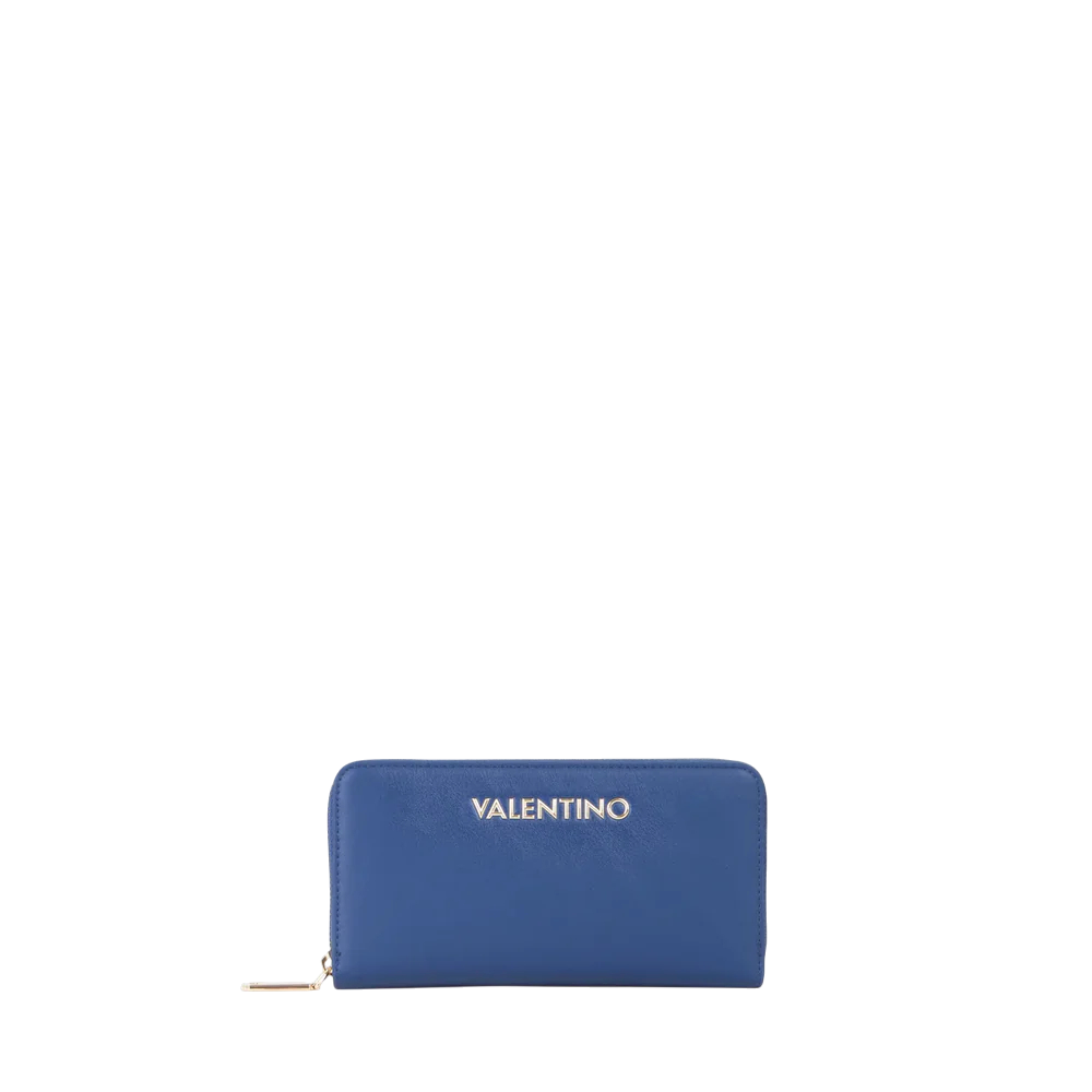 Valentino portafoglio zip around con logo
