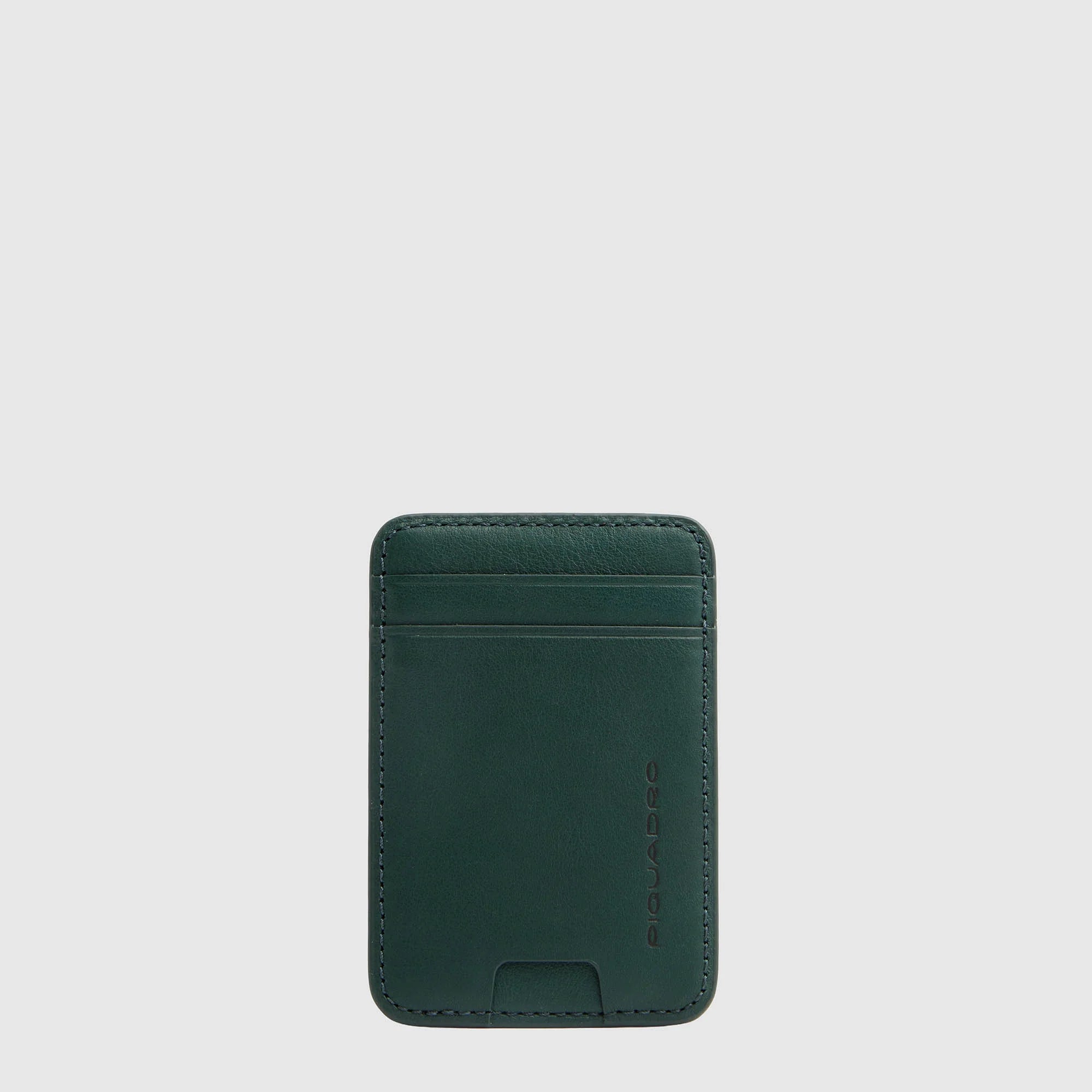 Piquadro Portacarte di Credito MagSafe Personalizzabile in Pelle S145 Arancione con Protezione RFID