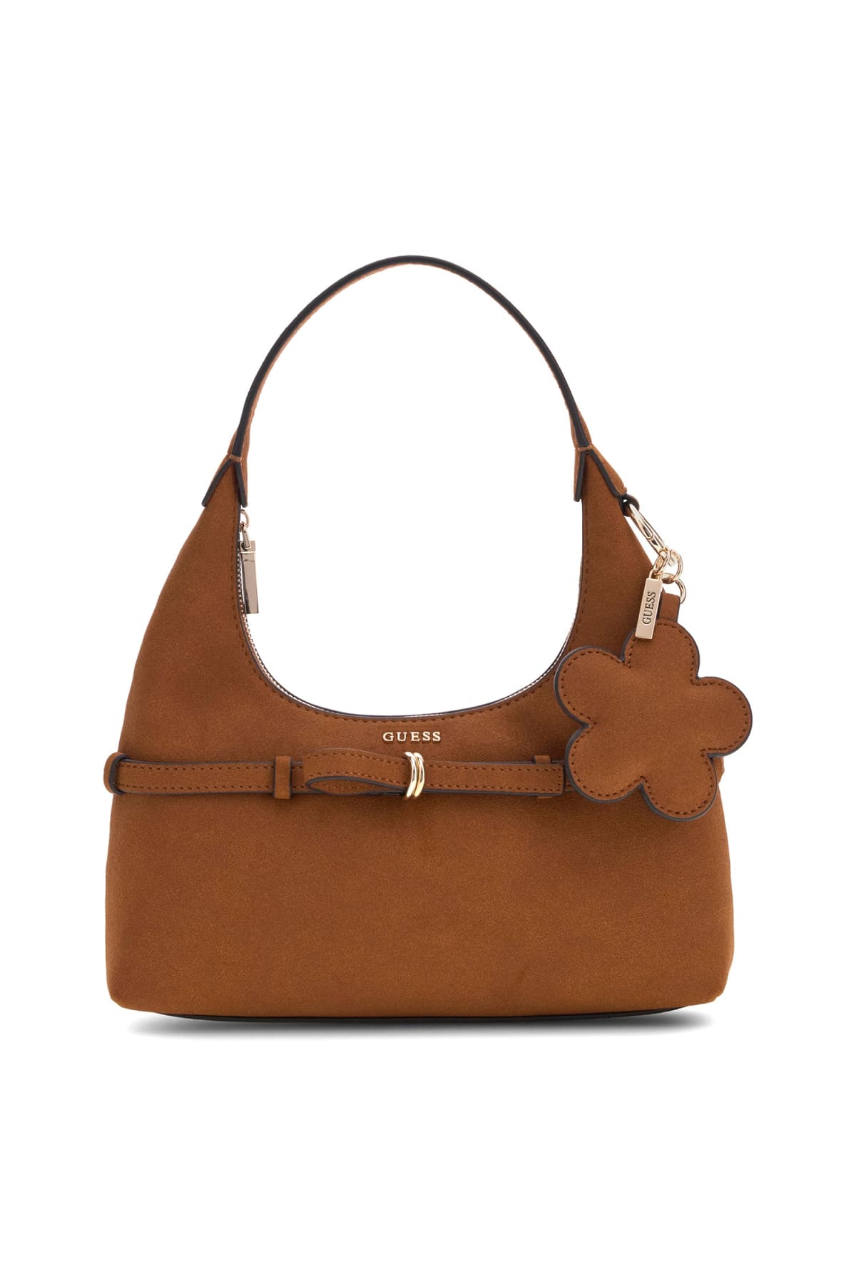 Guess Borsa Donna a Spalla con Charm Decorativo
