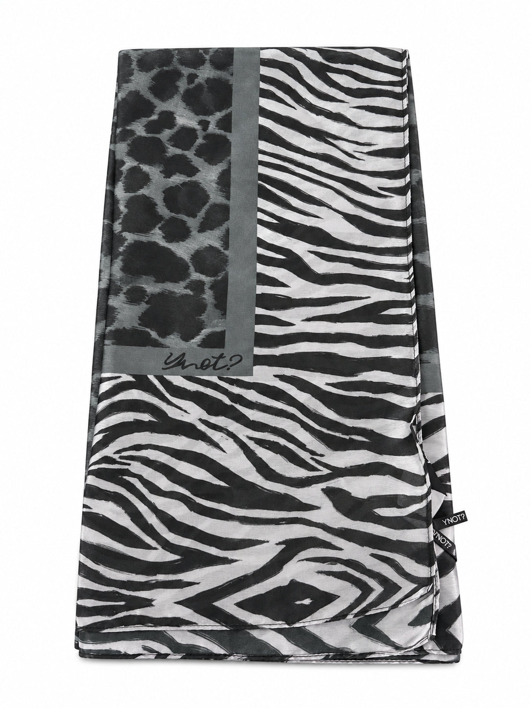 Foulard Donna con Stampa Animalier Mix