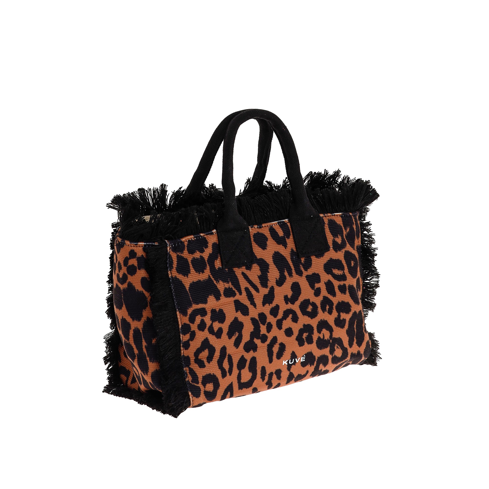 Borsa mare Kuve' Nautilius Leopard in ecopelle