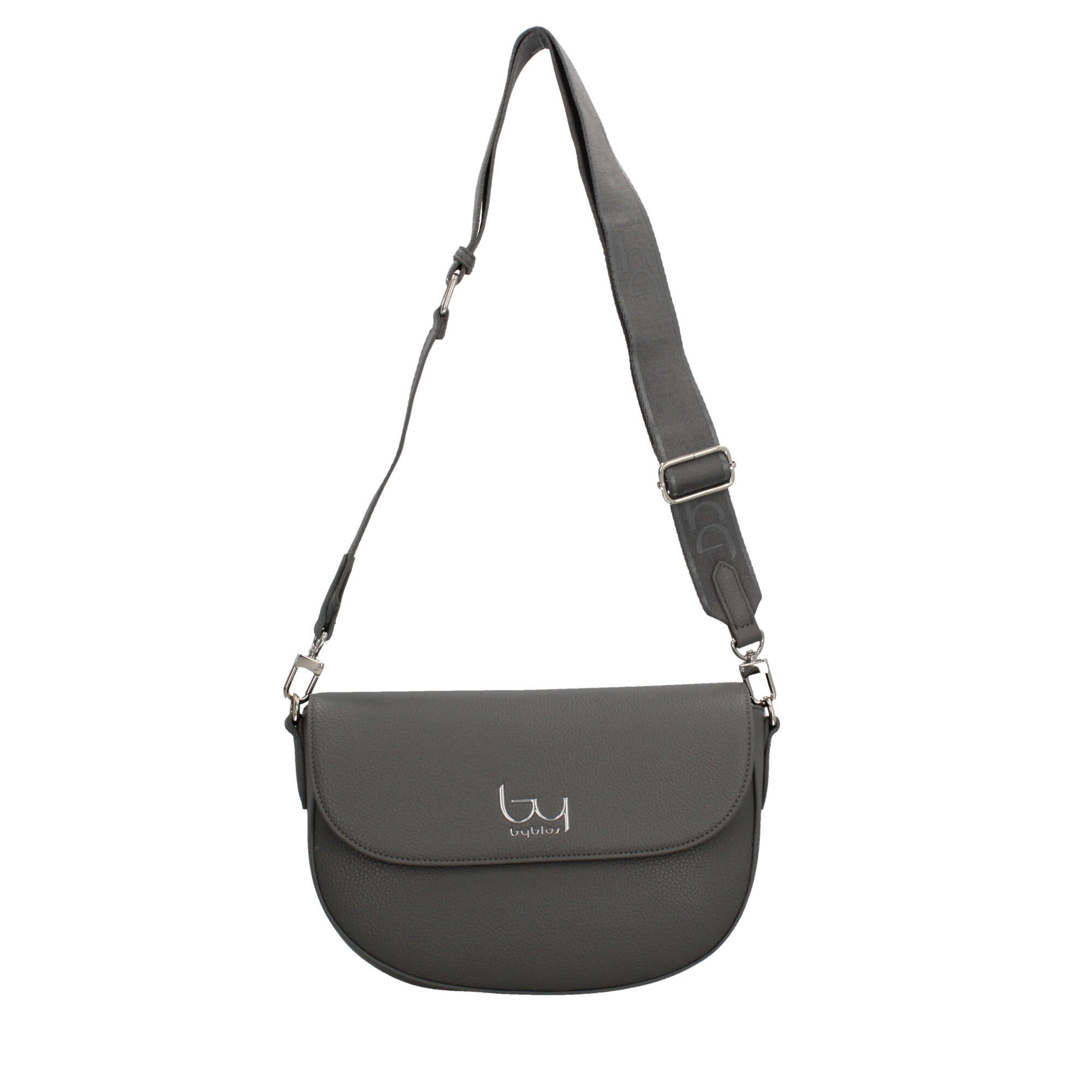 Borsa a tracolla By Byblos in ecopelle con design compatto Grigio TU | Giò Fashion