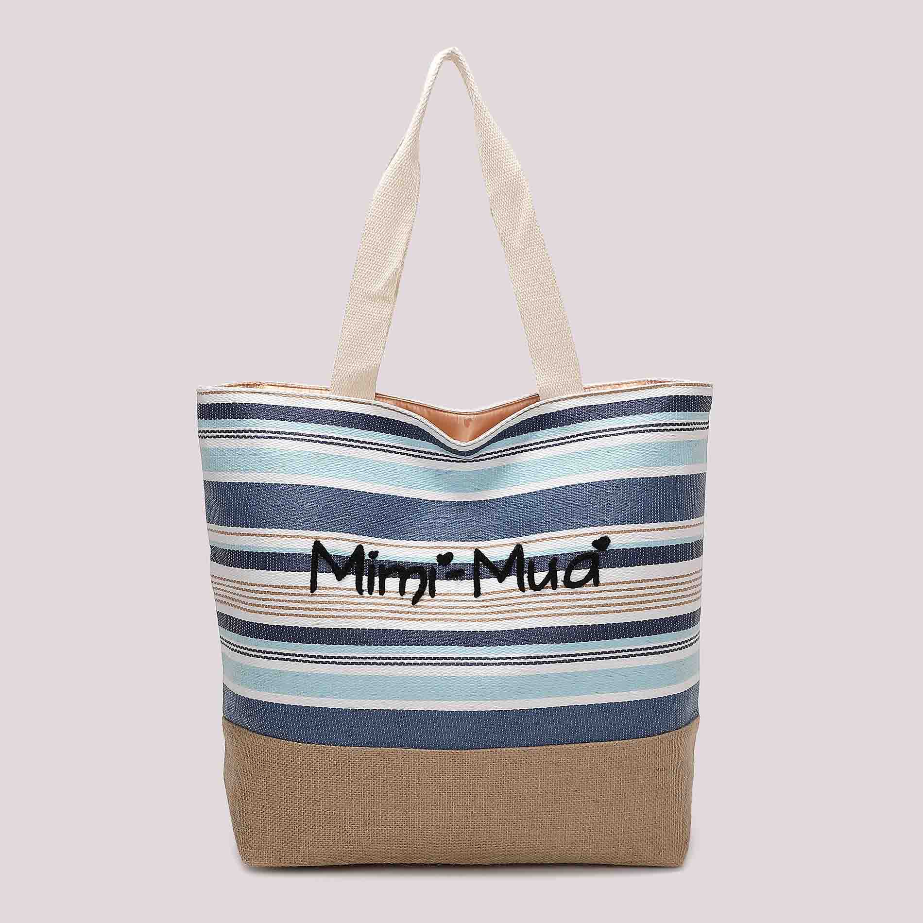 Borsa Shopper Mimi Mua A Righe