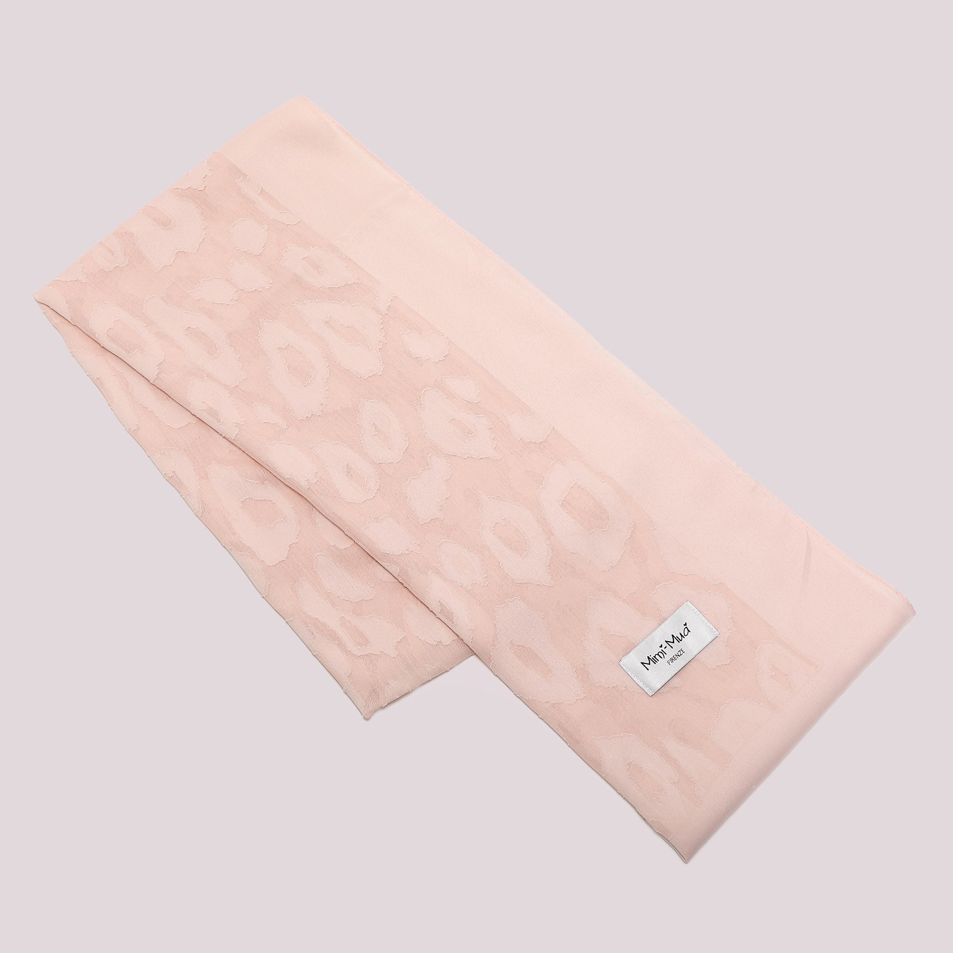 Mimi Mua foulard donna leggero con texture elegante Rosa U | Giò Fashion
