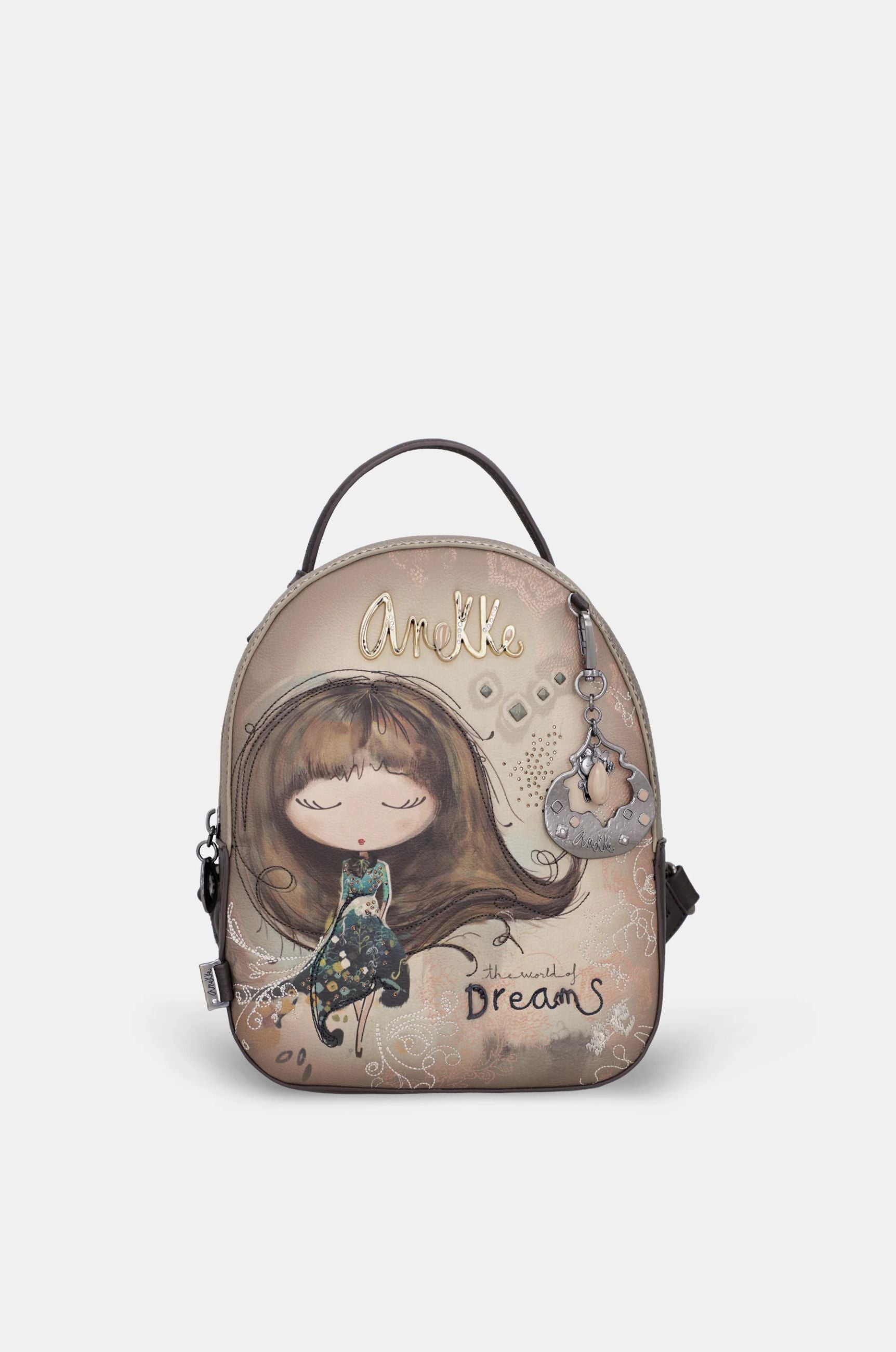 Zaino piccolo Anekke The World of Dreams Beige TU | Giò Fashion