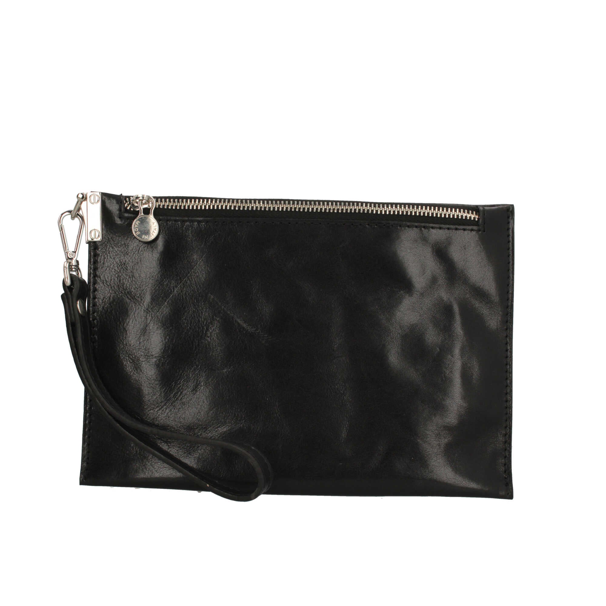 Borsa a tracolla in vera pelle artigianale Il Giglio Made in Italy NERO TU | Giò Fashion