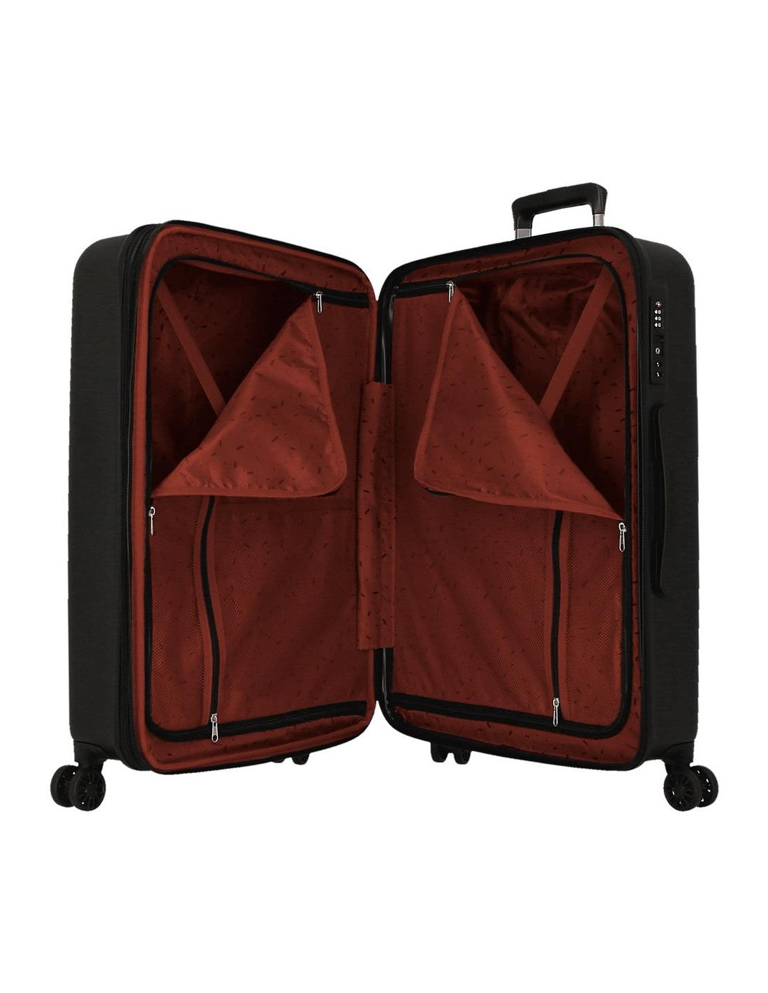 Disney Mickey Mouse Trolley Medio 68 cm Valigia Rigida in ABS 4 Ruote