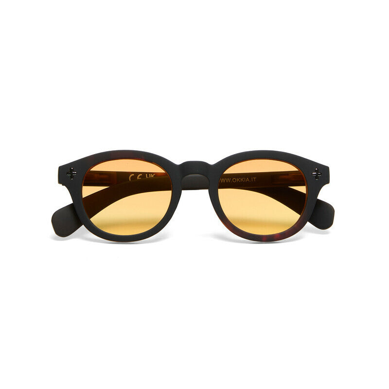 OKKIA Milano Occhiali da Sole Unisex con Lenti Sfumate e Protezione UV400