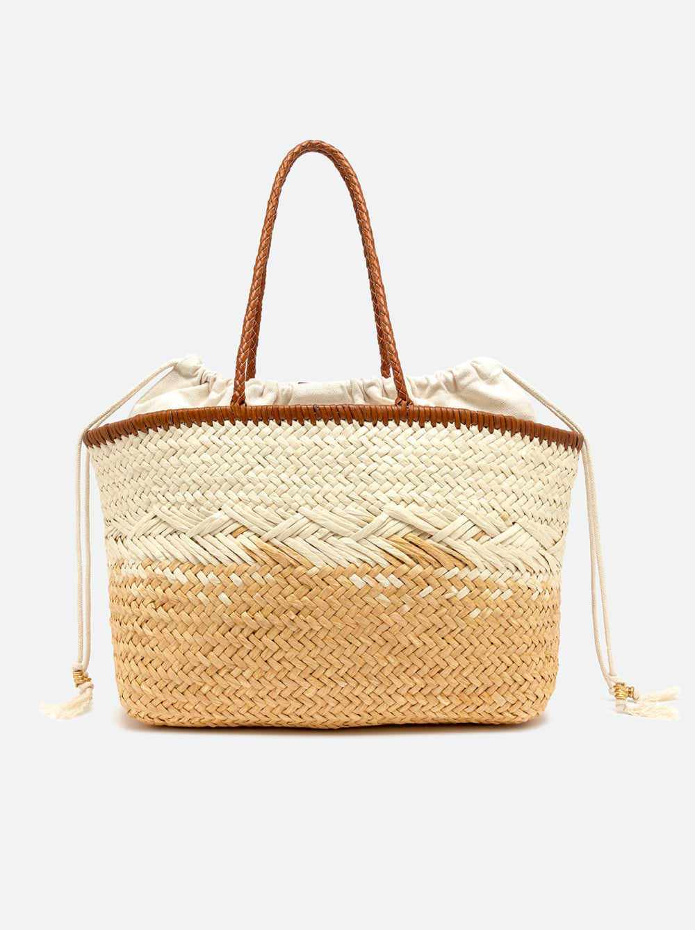 Borsa Basket Gianni Chiarini Paloma in paglia intrecciata