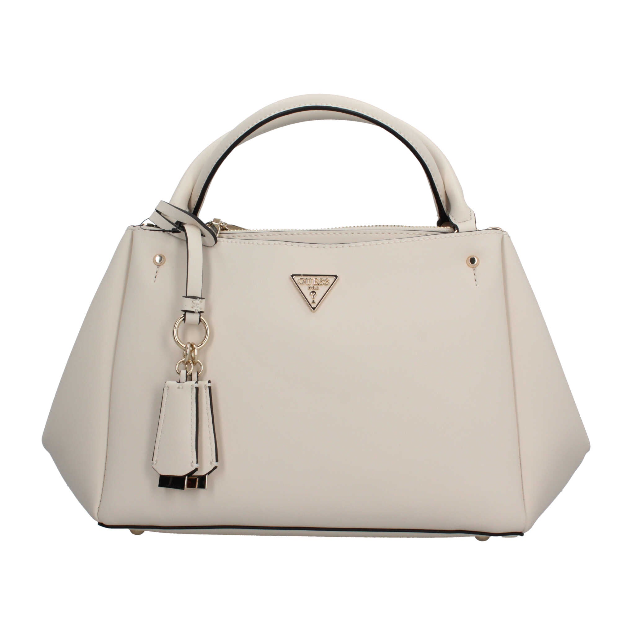 Guess handbag elegante da donna con charm logato Beige TU | Giò Fashion