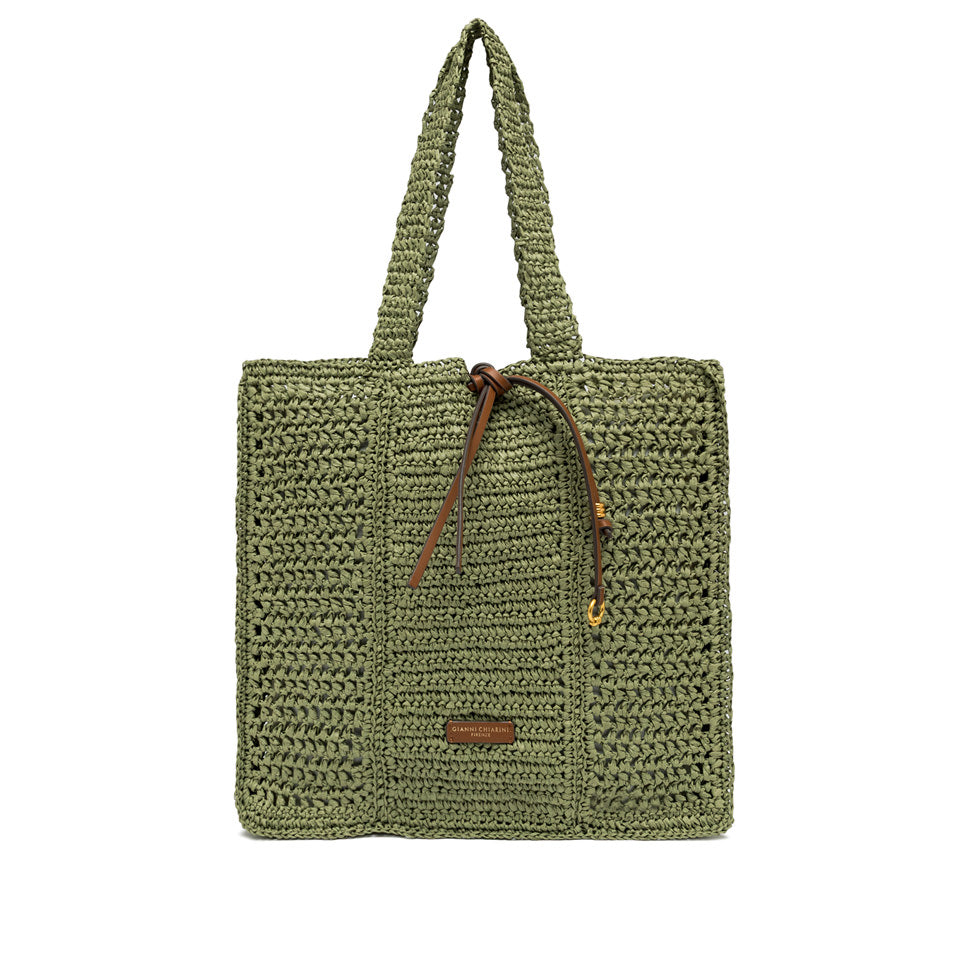 Borsa Shopper Gianni Chiarini Nefeli in crochet extra large