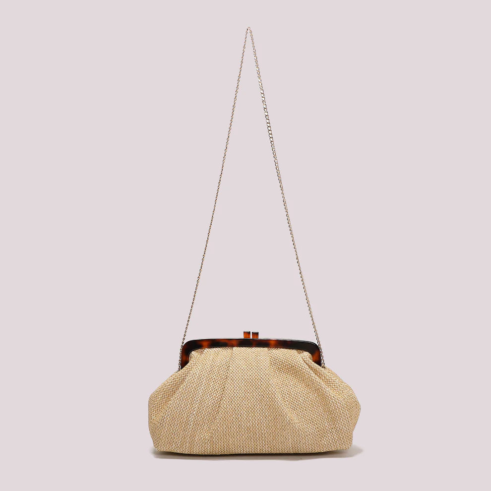 Borsa a Mano Mimi Mua Rafia Naturale TU | Giò Fashion