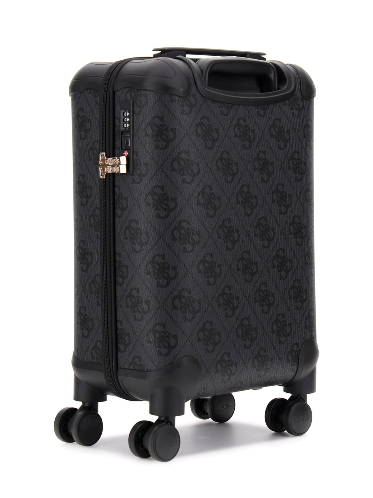 Trolley Cabina Guess Berta 18 pollici 8 ruote logo NERO LOGO TU | Giò Fashion