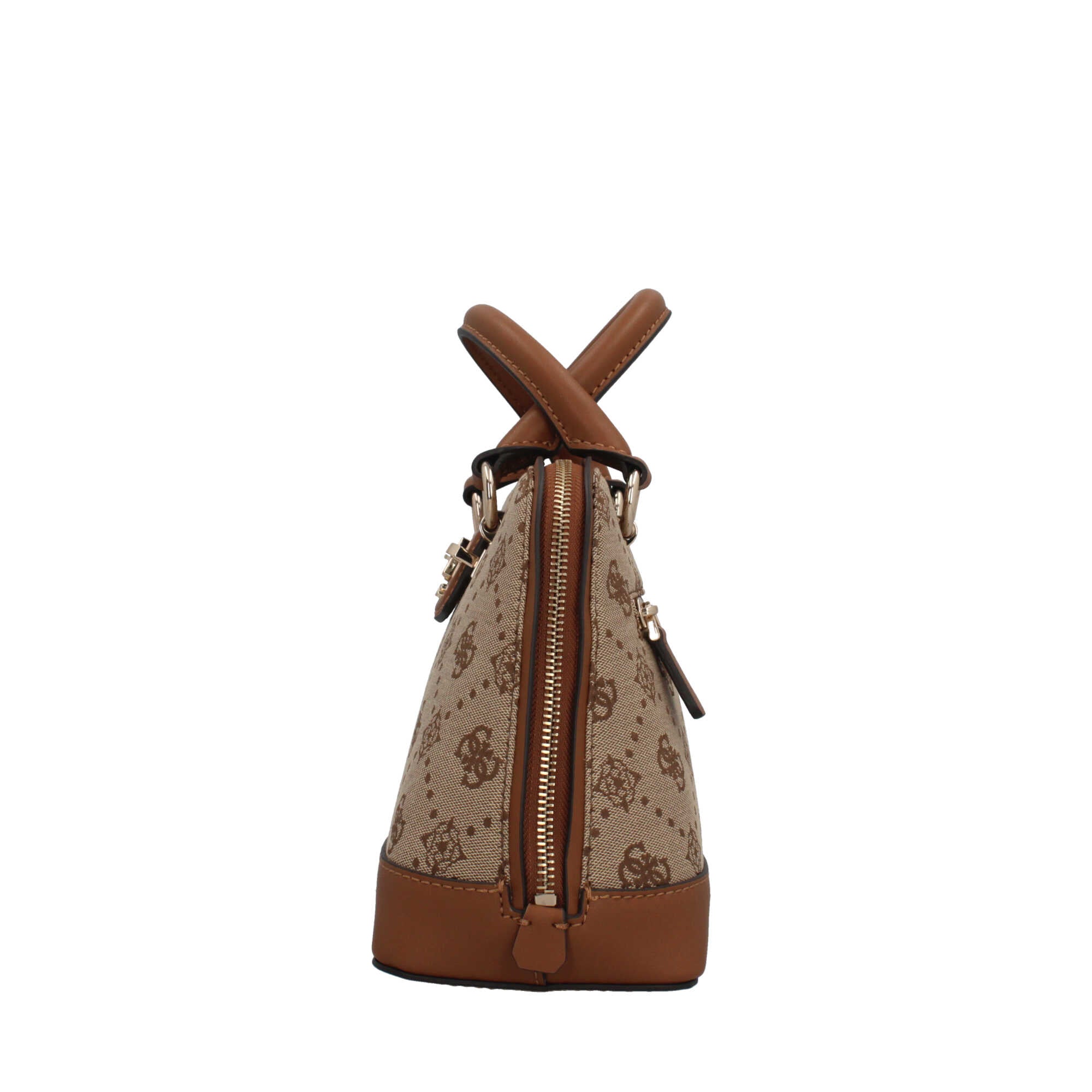 Borsa a mano Guess con stampa logo e dettagli in catena BEIGE LOGO TU | Giò Fashion