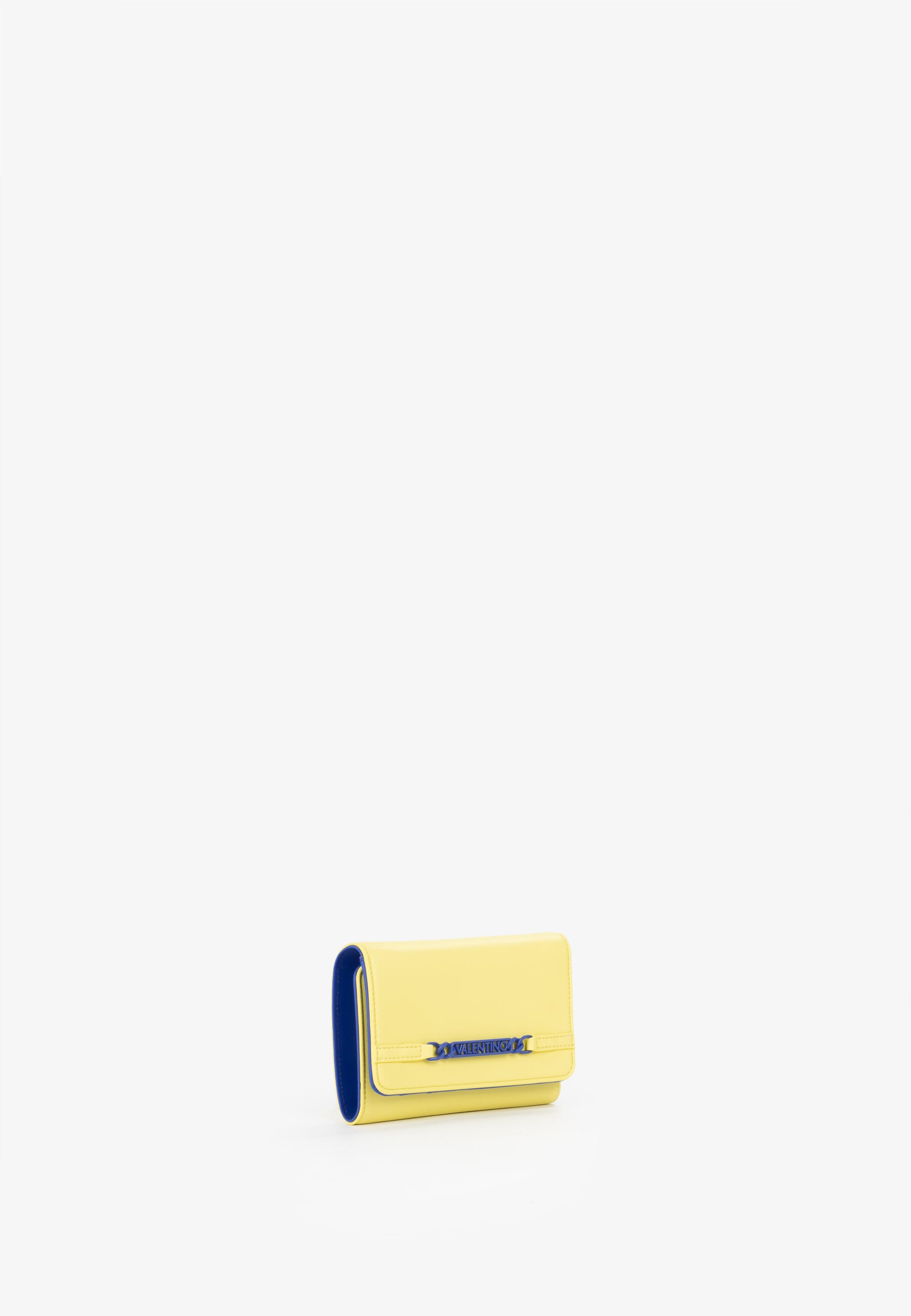 Portafoglio donna Mario Valentino con patta e dettaglio logo frontale VERDE /BLU TU | Giò Fashion