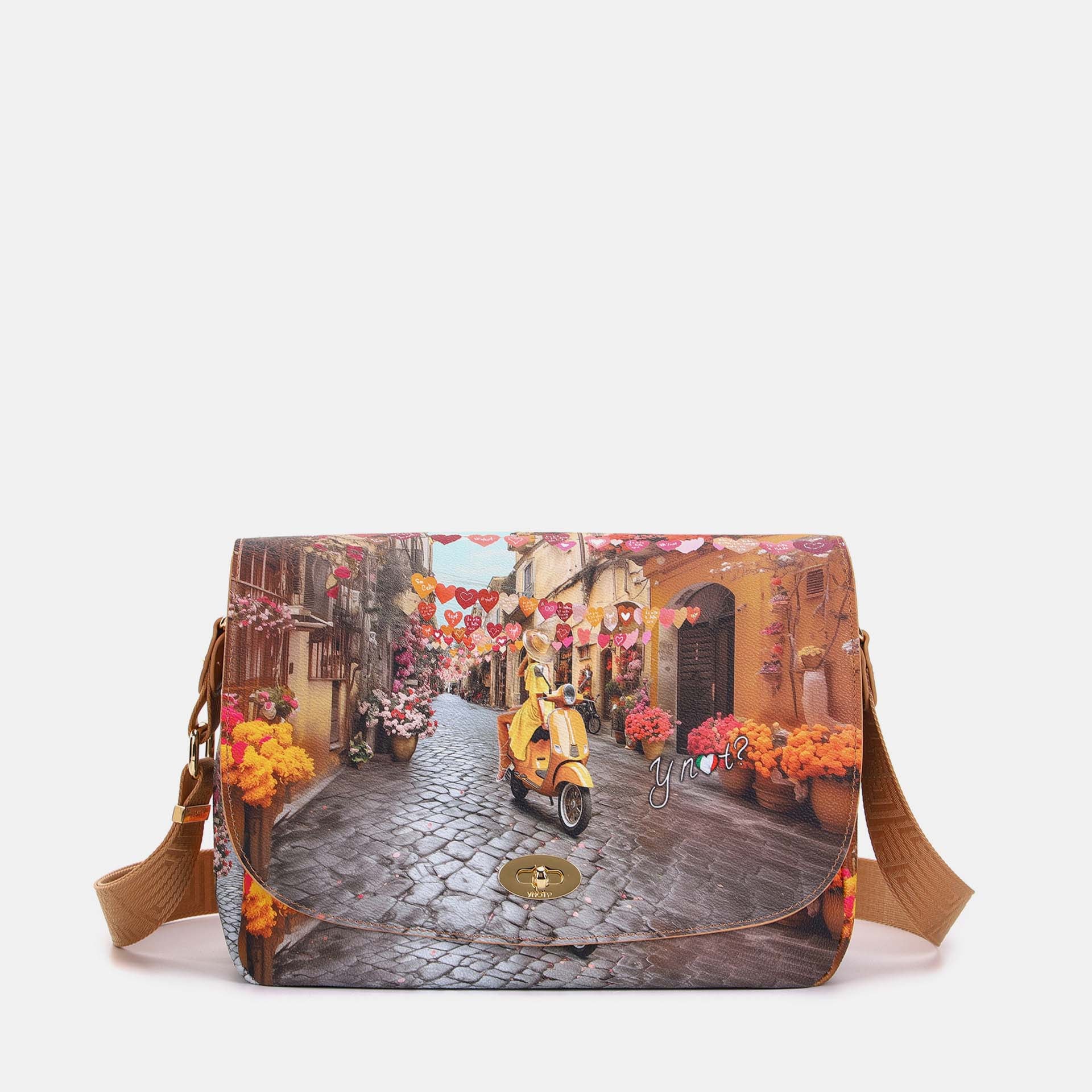 Y-Not Borsa Flap Grande YesBag Napoli Core TU | Giò Fashion