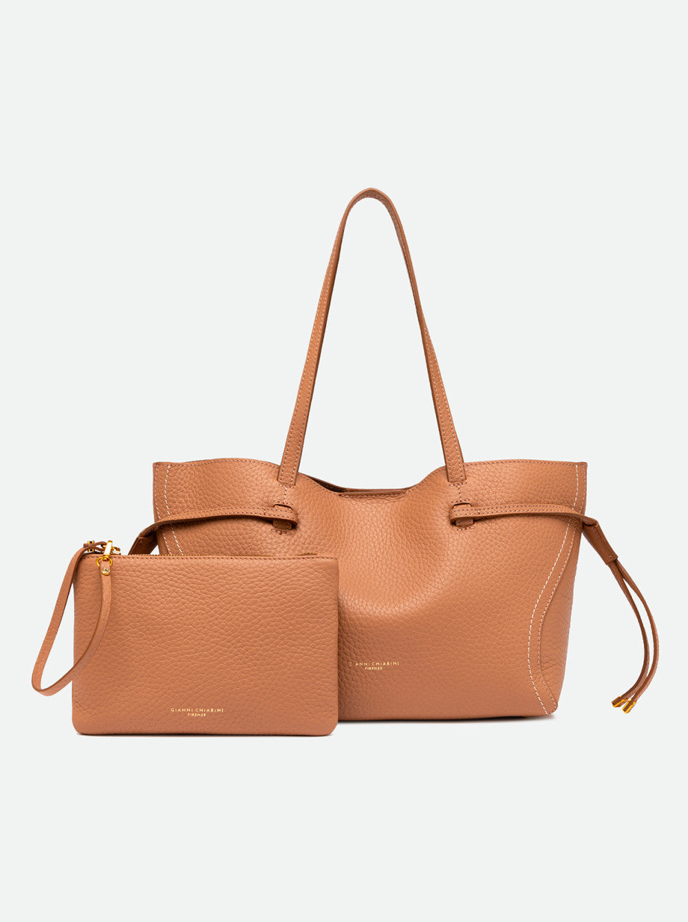 Gianni Chiarini Violette Borsa Shopping Media in Pelle Double