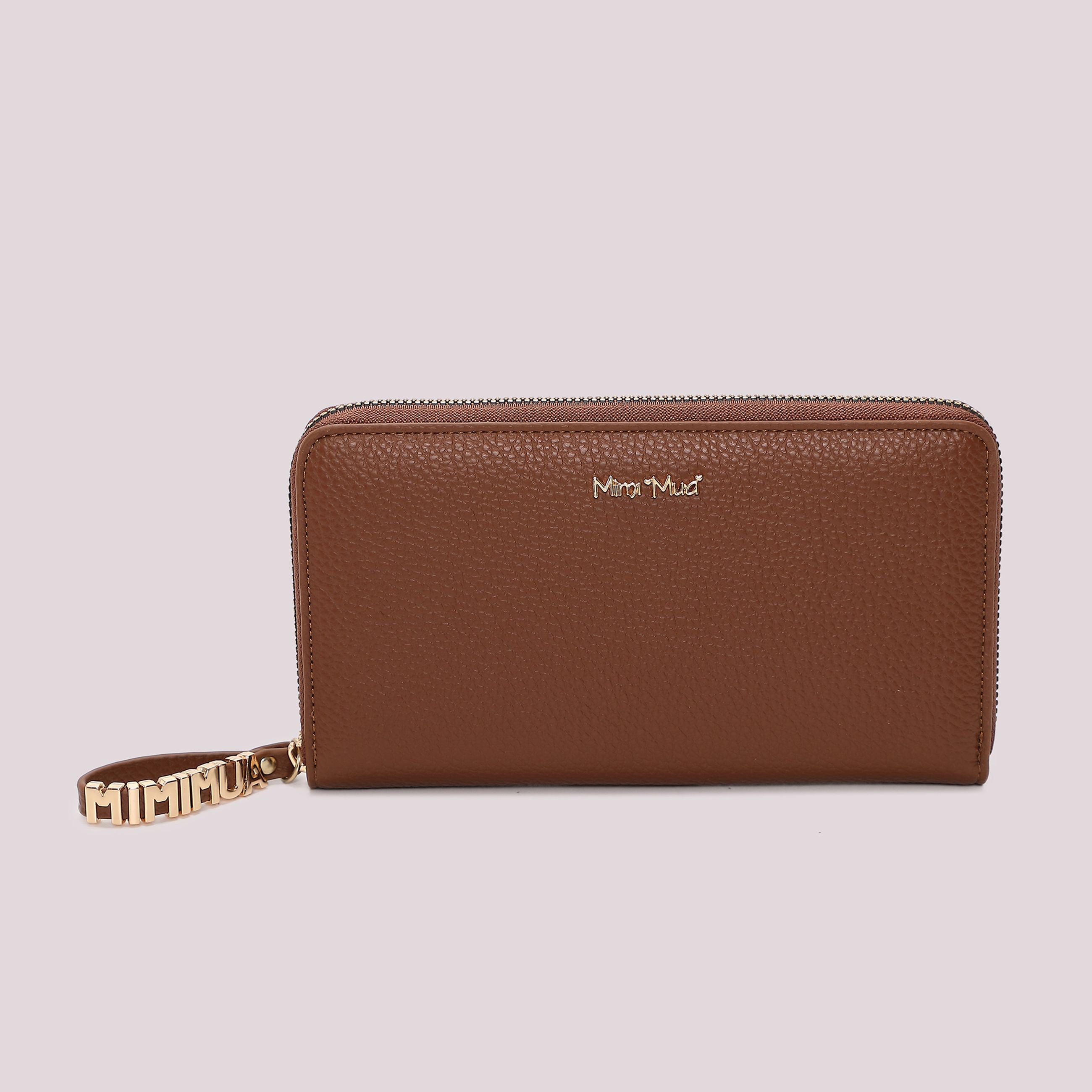 Portafoglio Grande Donna Mimi Mua con Tira Zip Logato