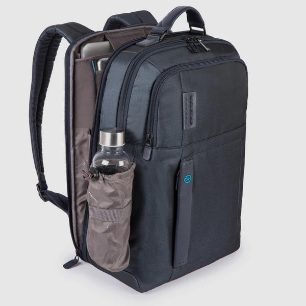 Piquadro zaino da uomo porta PC con tasca frontale e design urbano Nero TU | Giò Fashion
