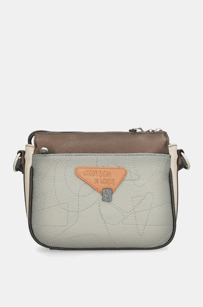 Borsa tracolla donna Anekke compatta con zip e tracolla regolabile VERDE TU | Giò Fashion