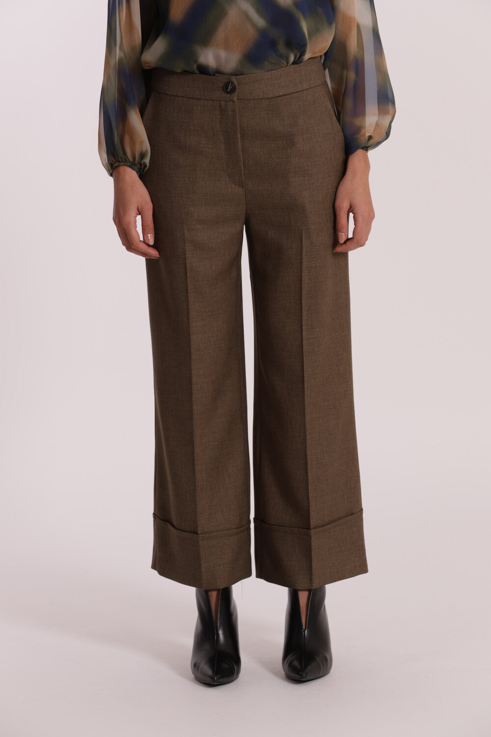 Pantaloni Mimi Mua donna palazzo eleganti VERDE XL | Giò Fashion