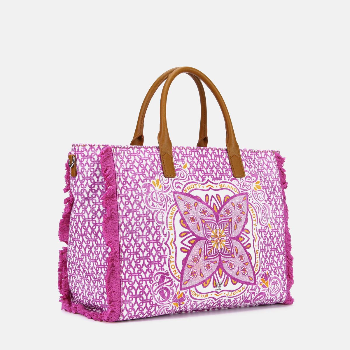 Borsa mare YNot Tote Large fantasia floreale da donna