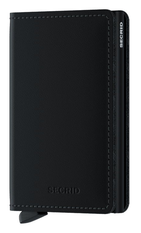 Portafoglio Secrid Slimwallet in pelle con protezione RFID e design minimal NERO TU | Giò Fashion