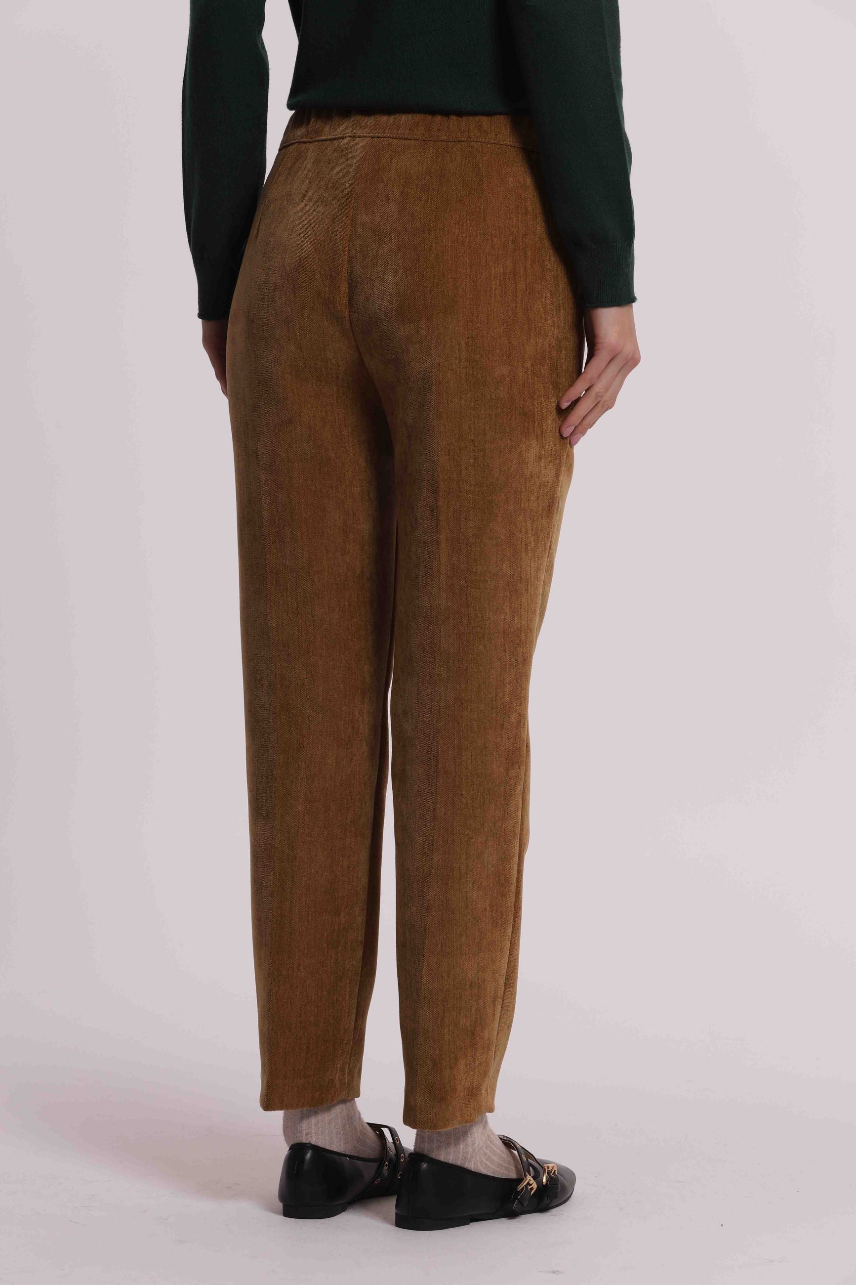 Pantaloni Donna in Velluto a Coste Taglio Dritto Mimi Mua