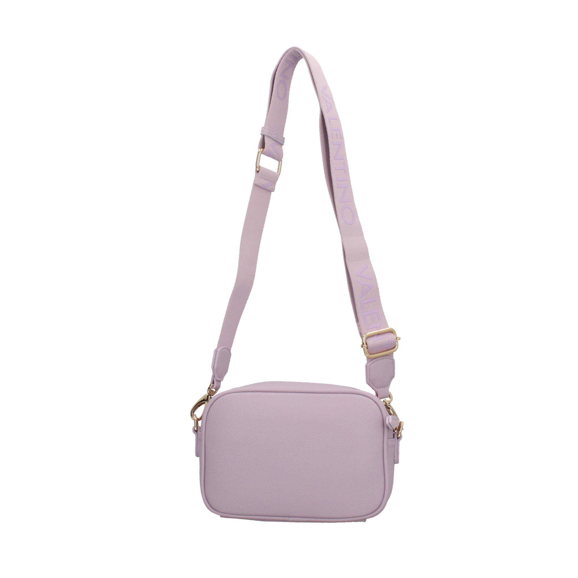 Borsa a tracolla Valentino con logo frontale e design compatto Viola TU | Giò Fashion