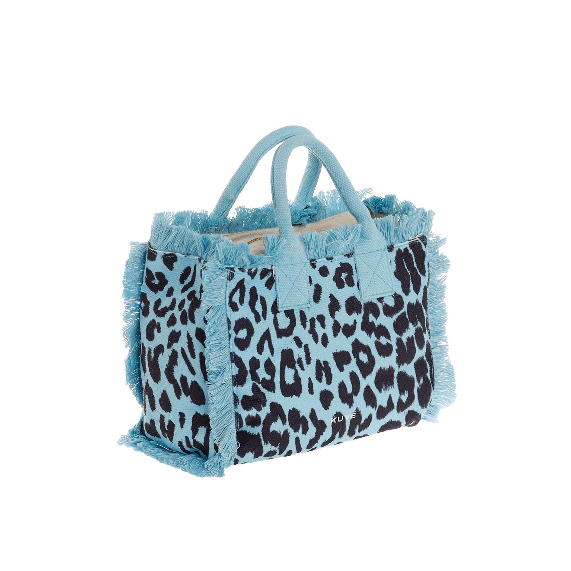 Borsa mare Kuve' Nautilius Leopard in ecopelle